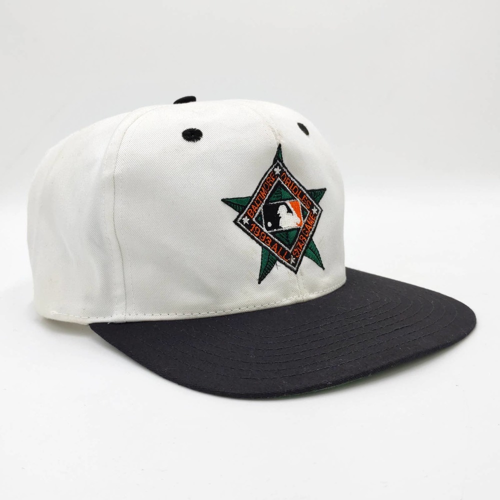 Baltimore Orioles 1993 All Star Game Snapback Hat MLB Cap Twins Enterprise White - Picture 3 of 9